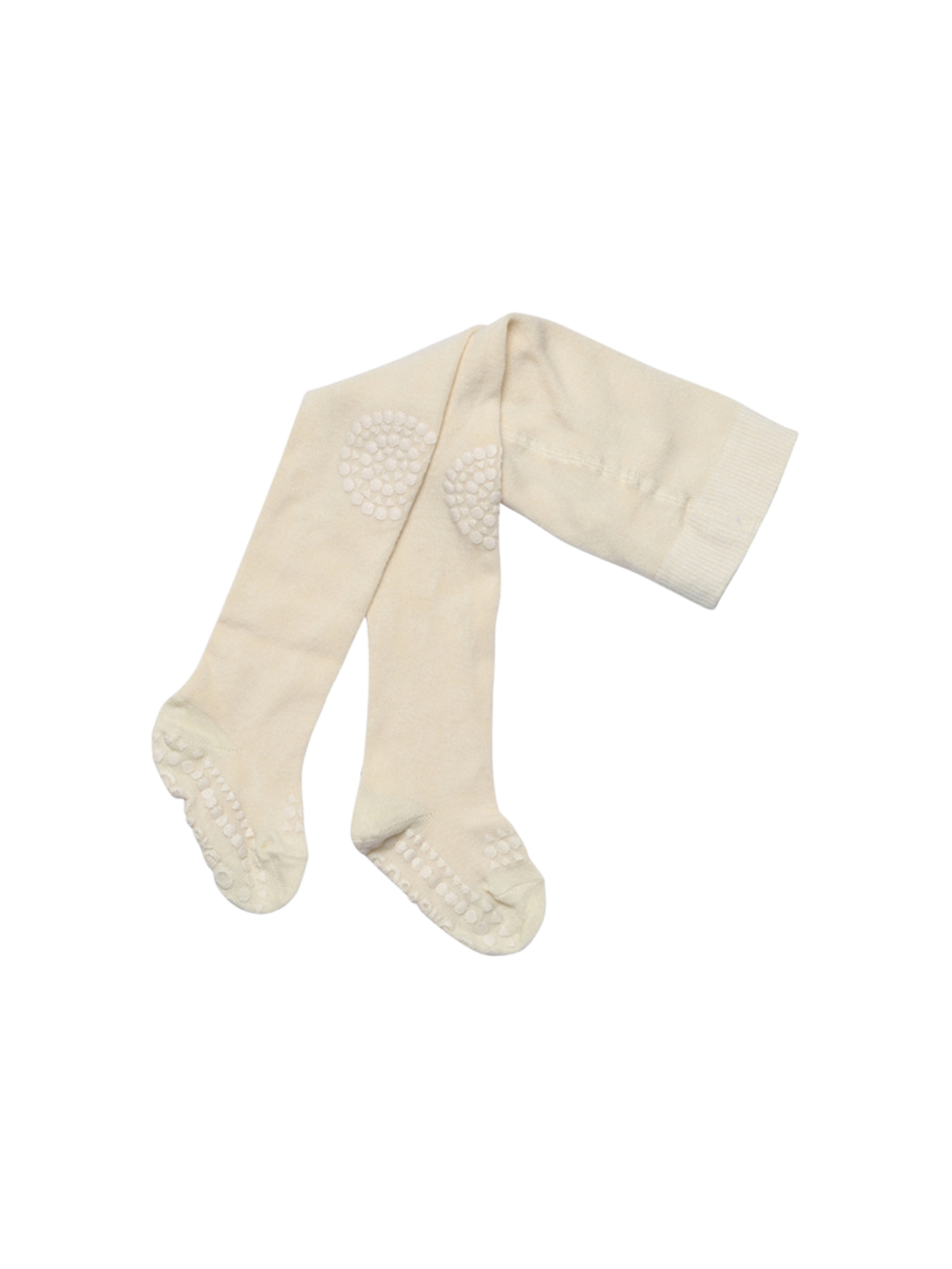 GoBabyGo Crawling tights bamboo - Off White